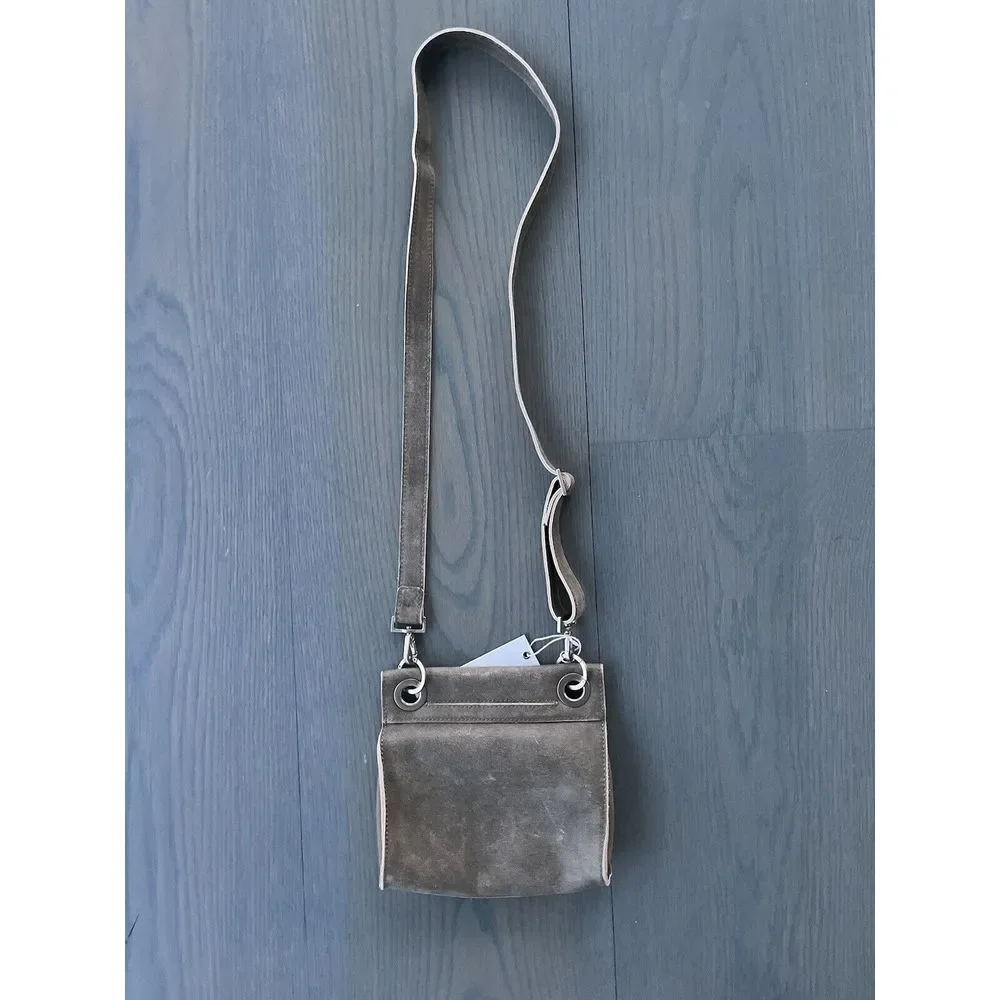 Hammit Tony Bag Small In Pewter W/ Brushed Silver Hardware NWT Crossbody - Picture 8 of 9
